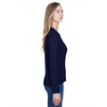 Picture of Ladies' Agility Performance Long-Sleeve Piqué Crewneck