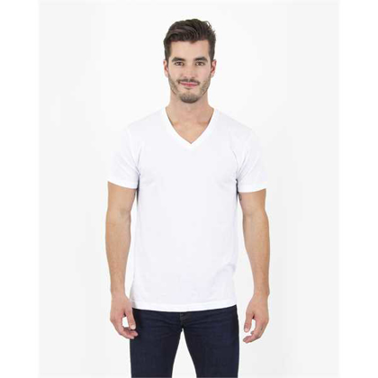 Picture of Men's 4.6 oz. Tri-Blend V-Neck T-Shirt