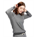 Picture of Ladies' French Terry Raglan Boat Neck