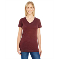 Picture of Ladies' Cross Dye Short-Sleeve V-Neck T-Shirt