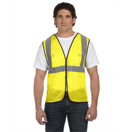 Picture of Men's High Visibility Value 5-pt. Break-Away Safety Mesh Vest