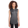 Picture of Ladies' Rotation Stripe Sleeveless Polo