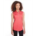 Picture of Ladies' Rotation Stripe Sleeveless Polo