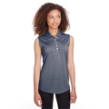 Picture of Ladies' Rotation Stripe Sleeveless Polo