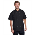 Picture of Unisex Studded Front Short-Sleeve Chef's Coat