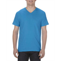 Picture of Adult 4.3 oz., Ringspun Cotton V-Neck T-Shirt