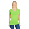 Picture of Ladies' Spandex Short-Sleeve Scoop Neck T-Shirt