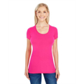 Picture of Ladies' Spandex Short-Sleeve Scoop Neck T-Shirt