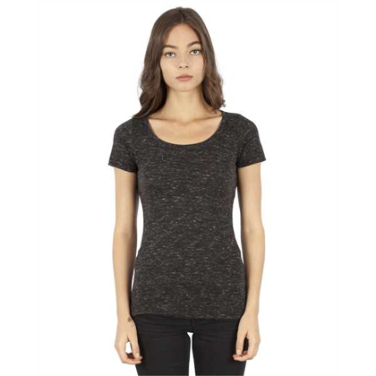 Picture of Ladies' 4.3 oz. Caviar Scoop Neck T-Shirt