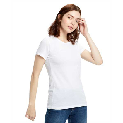 Picture of Ladies' 5.8 oz. Short-Sleeve Recover Yarn Crewneck