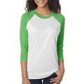 Picture of Unisex Triblend 3/4-Sleeve Raglan