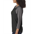 Picture of Unisex Triblend 3/4-Sleeve Raglan