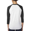Picture of Unisex Triblend 3/4-Sleeve Raglan