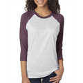 Picture of Unisex Triblend 3/4-Sleeve Raglan