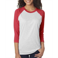 Picture of Unisex Triblend 3/4-Sleeve Raglan