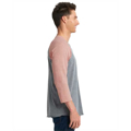 Picture of Unisex Triblend 3/4-Sleeve Raglan