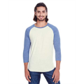 Picture of Unisex Triblend 3/4-Sleeve Raglan