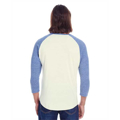 Picture of Unisex Triblend 3/4-Sleeve Raglan