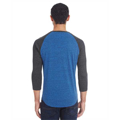 Picture of Unisex Triblend 3/4-Sleeve Raglan