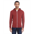 Picture of Unisex Triblend Full-Zip Light Hoodie
