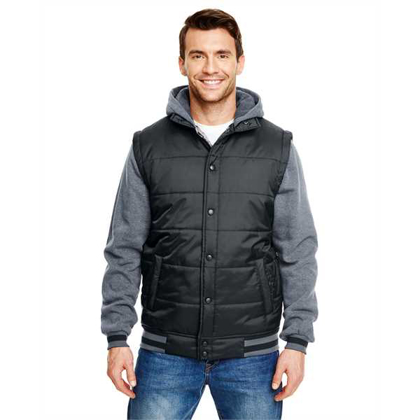 Picture of Adult Fleece Sleeved Puffer Vest