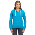 Picture of Ladies' Sydney Brushed V-Neck Hood