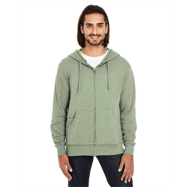 Picture of Unisex Triblend French Terry Full-Zip