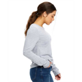 Picture of Ladies' 4.3 oz. Long-Sleeve Crewneck