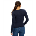 Picture of Ladies' 4.3 oz. Long-Sleeve Crewneck