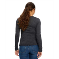 Picture of Ladies' 4.3 oz. Long-Sleeve Crewneck