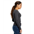 Picture of Ladies' 4.3 oz. Long-Sleeve Crewneck