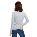 Picture of Ladies' 5.8 oz. Long-Sleeve Thermal Crewneck