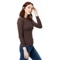 Picture of Ladies' 5.8 oz. Long-Sleeve Thermal Crewneck
