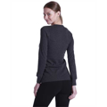 Picture of Ladies' 5.8 oz. Long-Sleeve Thermal Crewneck