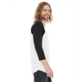 Picture of Unisex Poly-Cotton USA Made 3/4-Sleeve Raglan T-Shirt