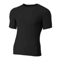 Picture of Adult Polyester Spandex Short Sleeve Compression T-Shirt
