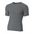Picture of Adult Polyester Spandex Short Sleeve Compression T-Shirt
