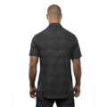 Picture of Men's Short-Sleeve Plaid Pattern Woven Shirt