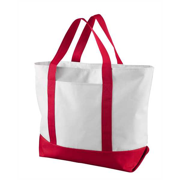 WHITE/ RED