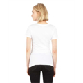 Picture of Ladies' Combed Ring-Spun Cotton Deep-V T-Shirt