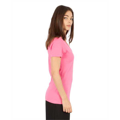Picture of Ladies' Combed Ring-Spun Cotton Deep-V T-Shirt