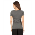 Picture of Ladies' Combed Ring-Spun Cotton Deep-V T-Shirt