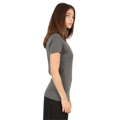 Picture of Ladies' Combed Ring-Spun Cotton Deep-V T-Shirt