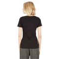 Picture of Ladies' Combed Ring-Spun Cotton Deep-V T-Shirt