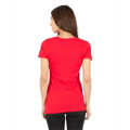 Picture of Ladies' Combed Ring-Spun Cotton Deep-V T-Shirt