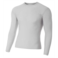 Picture of Adult Polyester Spandex Long Sleeve Compression T-Shirt