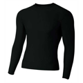 Picture of Adult Polyester Spandex Long Sleeve Compression T-Shirt