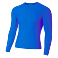 Picture of Adult Polyester Spandex Long Sleeve Compression T-Shirt
