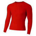 Picture of Adult Polyester Spandex Long Sleeve Compression T-Shirt