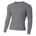 Picture of Adult Polyester Spandex Long Sleeve Compression T-Shirt